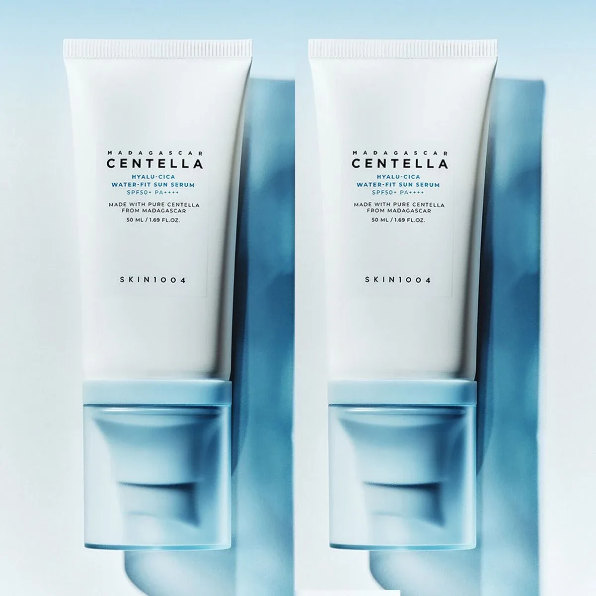 SKIN1004 Hyalu-Cica Water-Fit Sun Serum SPF50+ عبوتان 50+50 مل