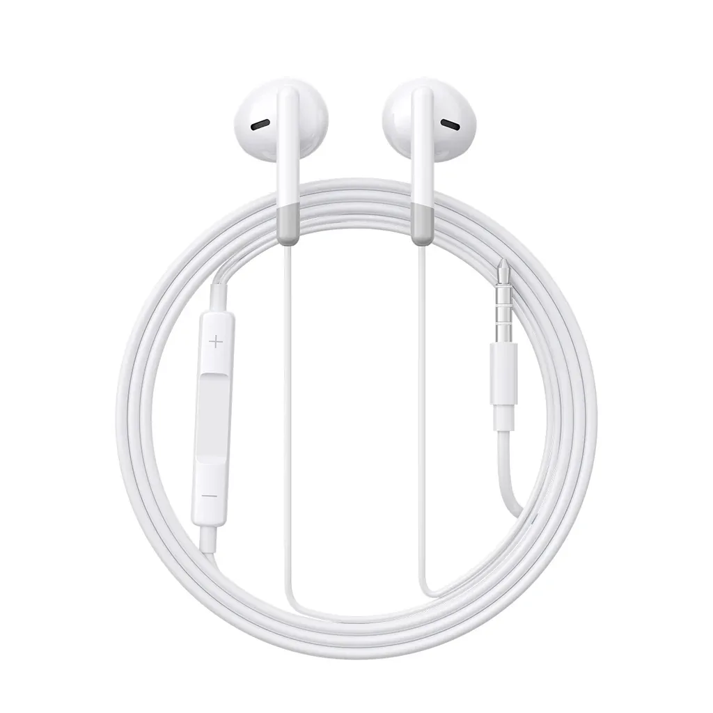 سماعات جوي روم JR-EW01 سلكية Half In-Ear مع مايكروفون أبيض