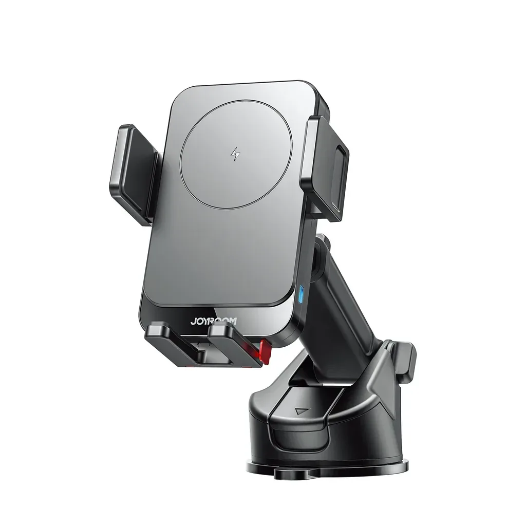 شاحن وحامل سيارة لاسلكي جوي روم JR-ZS241S بقدرة 15W أسود