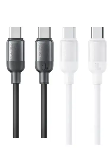 كيبل Joyroom S-A62 USB-C إلى USB-C 60W أسود 1.2م