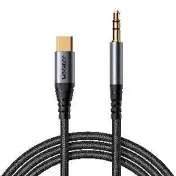 كيبل صوت Joyroom SY-A07 USB-C إلى 3.5mm أسود 1.2م