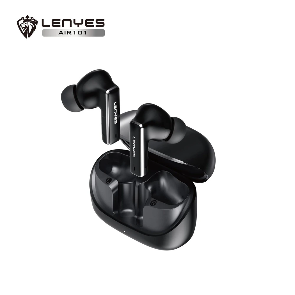 سماعات LENYES Air 101 Bluetooth 5.4 بمدى 15 متر وتشغيل 6–7 ساعات