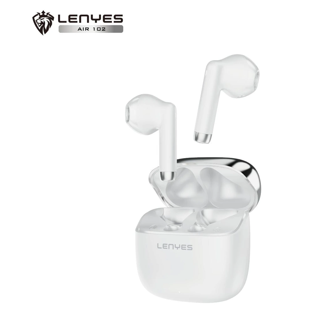 سماعات LENYES Air 102 ببطارية علبة 320mAh وشحن سريع