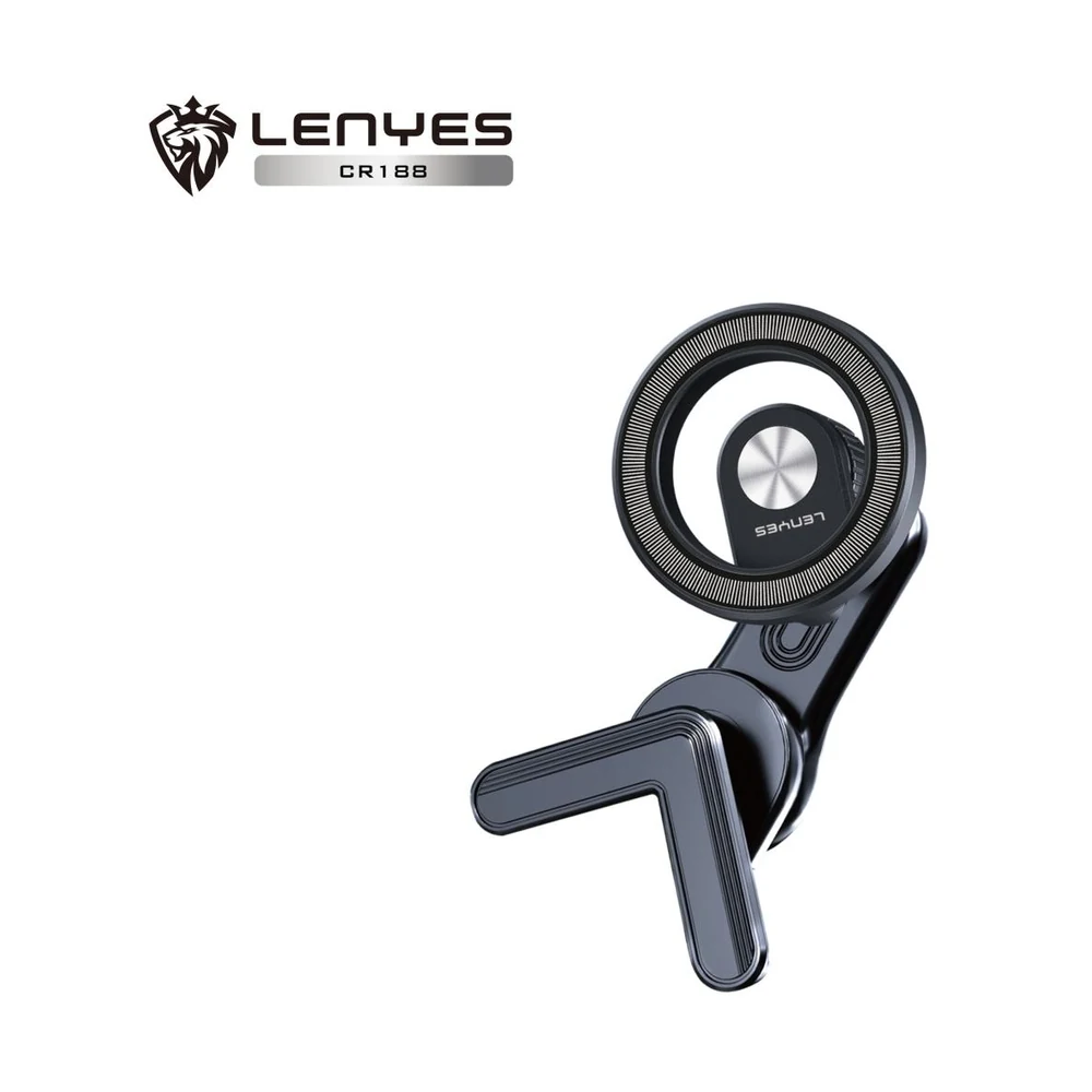 حامل هاتف مغناطيسي LENYES CR188 بـ17 مغناطيس N54 ودوران مزدوج
