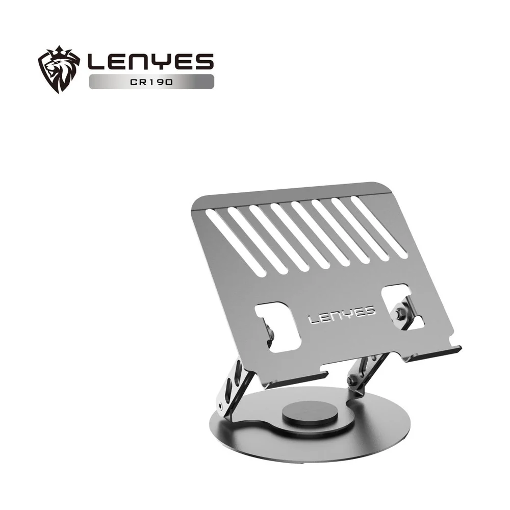 حامل لابتوب معدني دوّار LENYES CR190 بزاوية 360°