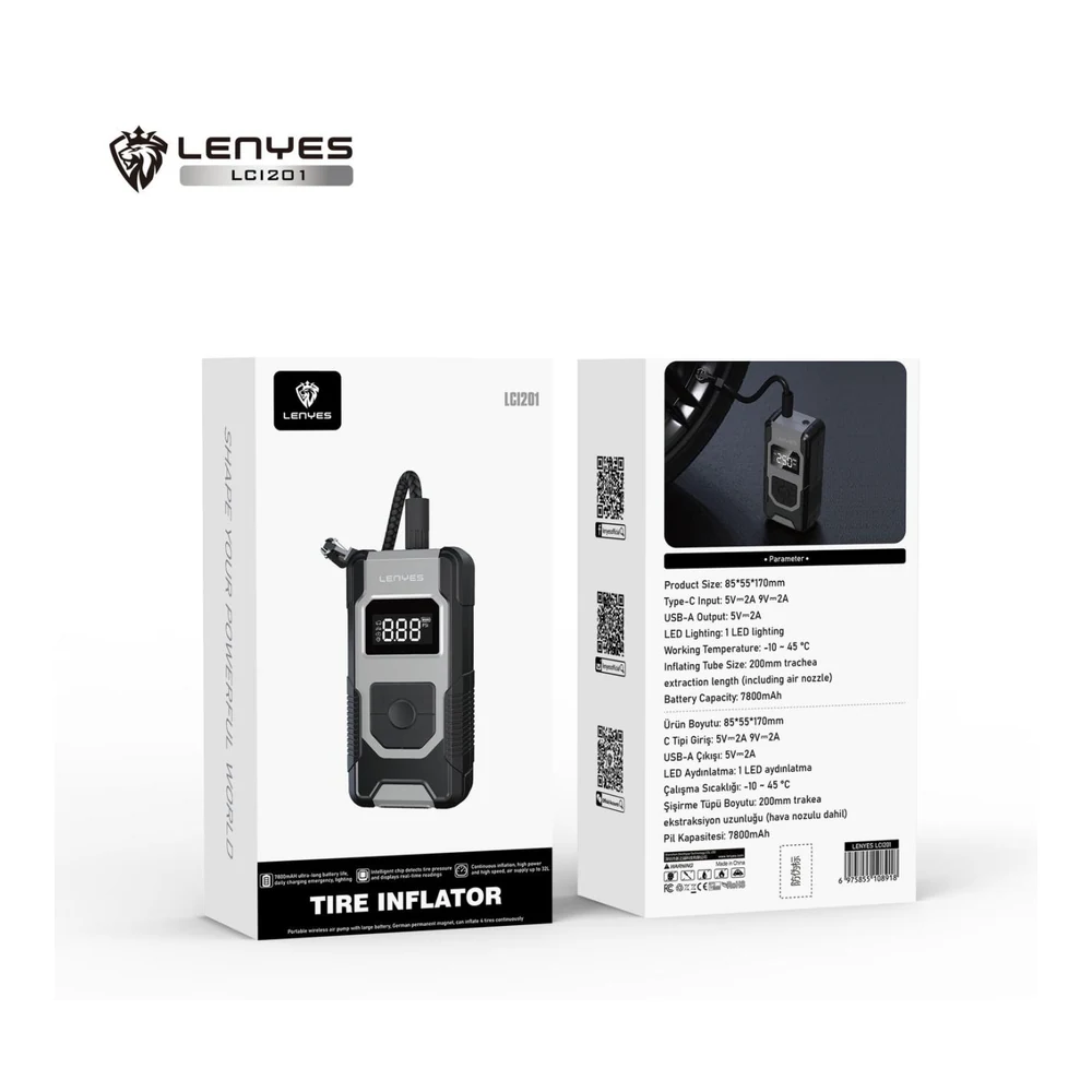 منفاخ إطارات LENYES LC1201