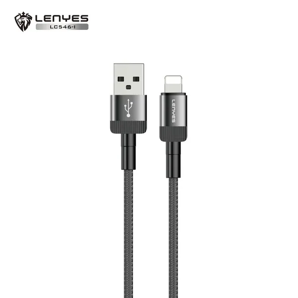 كيبل LENYES LC546I مضفّر بطول 1 متر وقدرة 12W