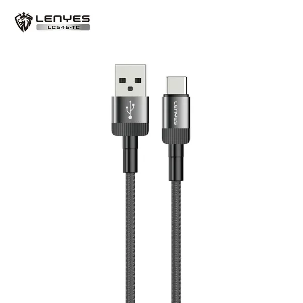 كيبل LENYES LC546TC مضفّر بطول 1 متر وقدرة 12W