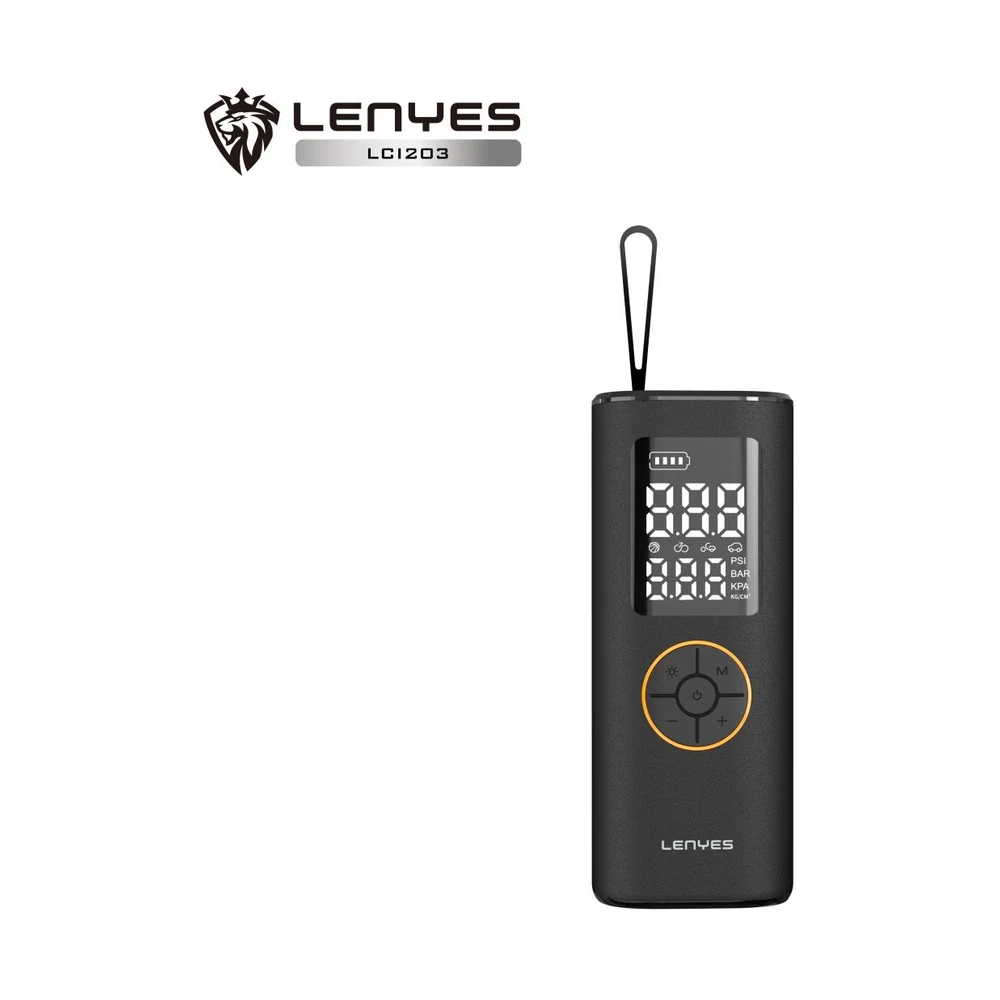منفاخ إطارات محمول LENYES LCI203 بقدرة 100W وبطارية 4500mAh