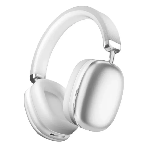 سماعة رأس لاسلكية LENYES LH87 Bluetooth 5.3 باللون الفضي