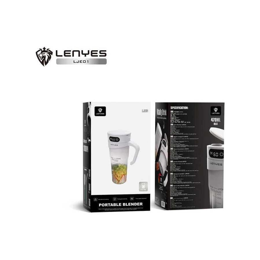 خلاط عصير محمول LENYES LJE01 ببطارية 3000mAh
