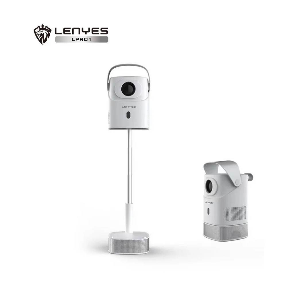 بروجكتر LENYES LPR01 بنظام Android 13 وسطوع 180 ANSI