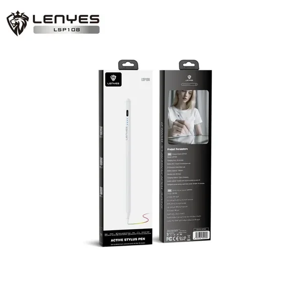 قلم لمس LENYES LSP108 باللون الأبيض