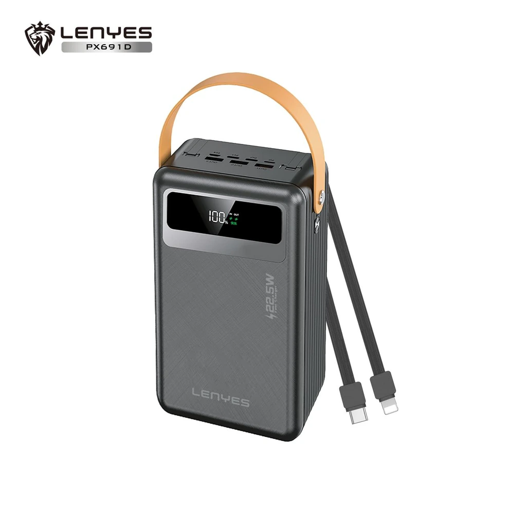باور بانك LENYES PX691D سعة 60000mAh وطاقة 222Wh