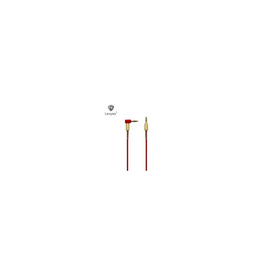 كابل AUX LENYES AX-87 بطول 1 متر وموصل 3.5 مم