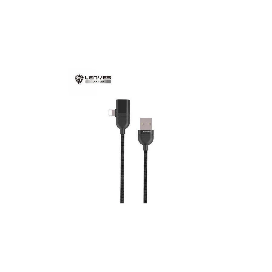 محول LENYES AX109 بطول 1 متر للشحن والاستماع