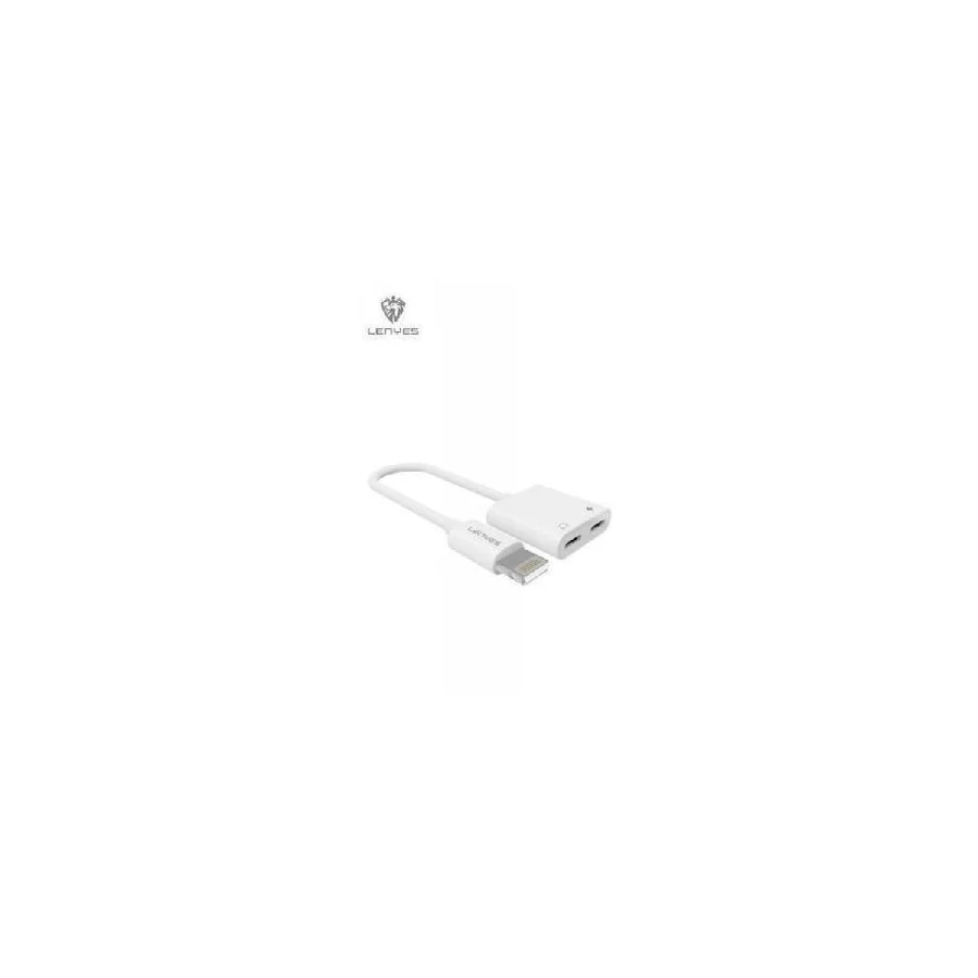 محول LENYES AX92 لأجهزة Lightning للشحن والاستماع والمكالمات
