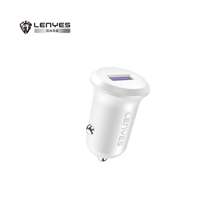 شاحن سيارة LENYES CA52 بمنفذ USB-A بقدرة 18W