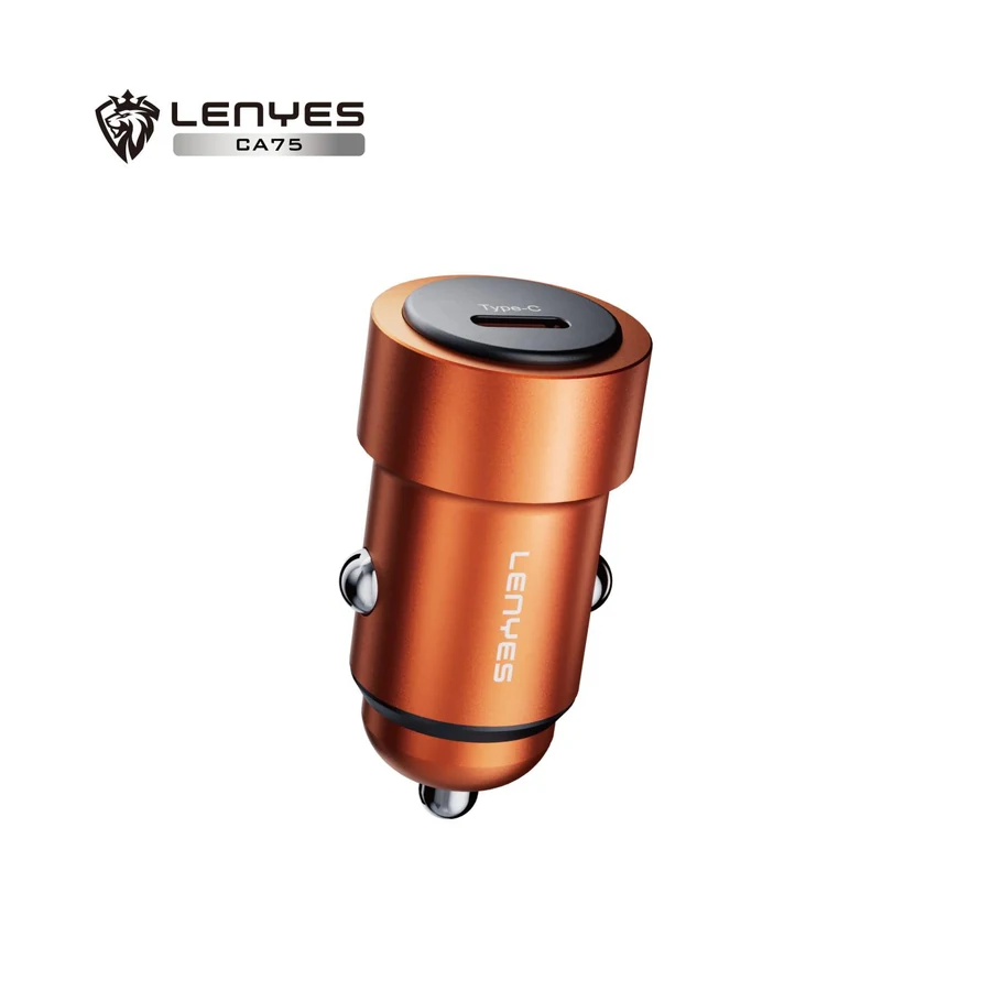 شاحن سيارة LENYES CA75 بمنفذ USB-C PD بقدرة 30W