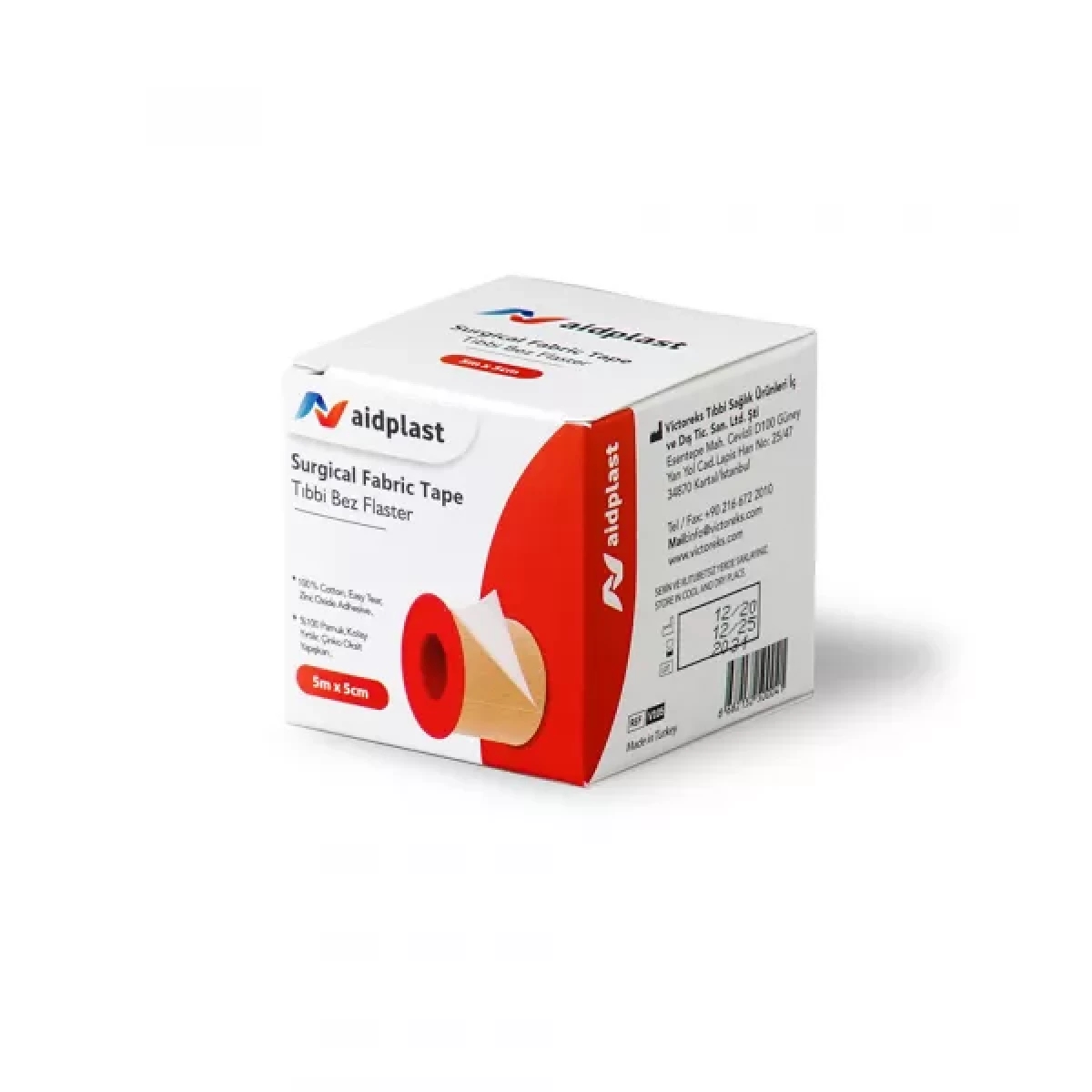 شريط لاصق قماشي Aidplast مقاس 5 متر × 5 سم