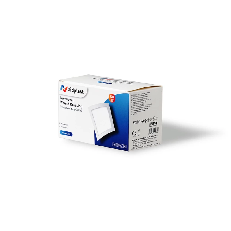 ضماد جروح معقم غير منسوج Aidplast Victoreks مقاس 9 × 10 سم – عبوة 25 قطعة