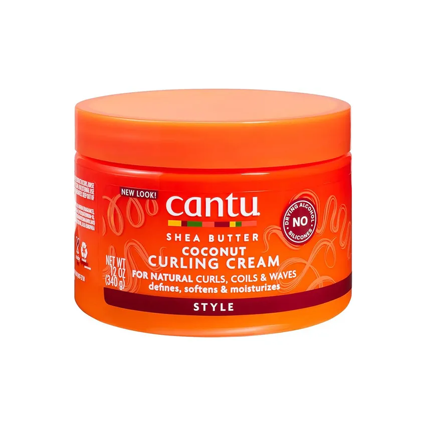 كريم تصفيف للشعر الكيرلي كانتو Cantu كريم كيرلي جوز هند مقوي 340ج 340g