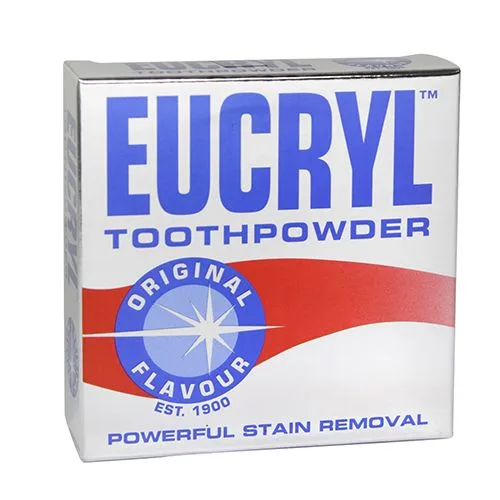بودرة أسنان يوكريل Eucryl بالنكهة الأصلية 50 جرام