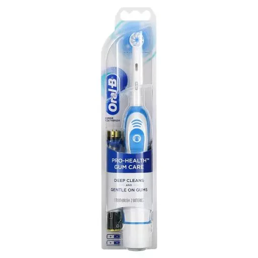 أورال بي Oral-B – أورال – بي ، فرشاة أسنان تعمل بالبطارية ، العناية برو هيلث باللثة ، 1 فرشاة أسنان ، 2 بطارية