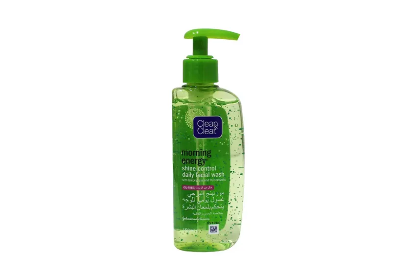 كلين آند كلير Clean & clear غسول وجه يومي ، طاقة الصباح ، تحكم في اللمعان 150 مل