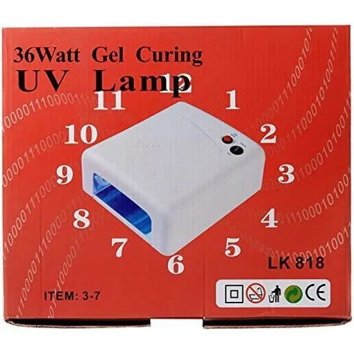 مصباح تجفيف أظافر UV مجفف أظافر UV جل بقدرة 36 واط