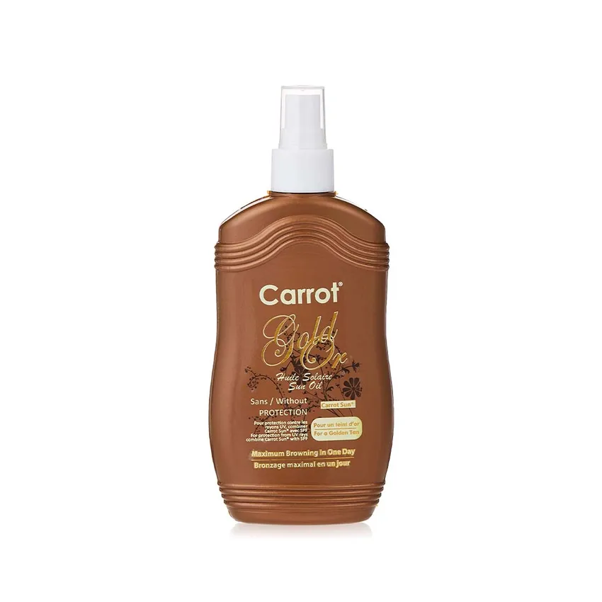 زيت تسمير بخاخ الذهب من كاروت صن Carrot Sun 200 مل