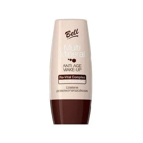 كريم أساس معدني بيل Bell Multi Mineral Anti – Age رقم 4 Golden 4 غرام