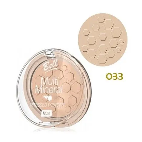 بودرة مضغوطة معدنية بودرة بيل Bell Multi Mineral Matt رقم 033