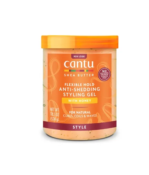 منتج تصفيف شعر كانتو Cantu جل تثبيت بالعسل امريكي 524غم