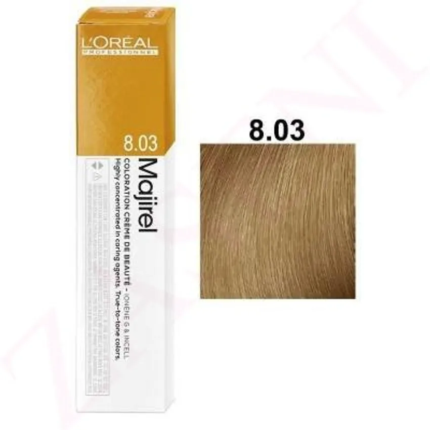 صبغة شعر لوريال باريس L'Oréal Paris – لوريال ماجريل أشقر ذهبي فاتح طبيعي 8/03 50 مل بالأكسجين