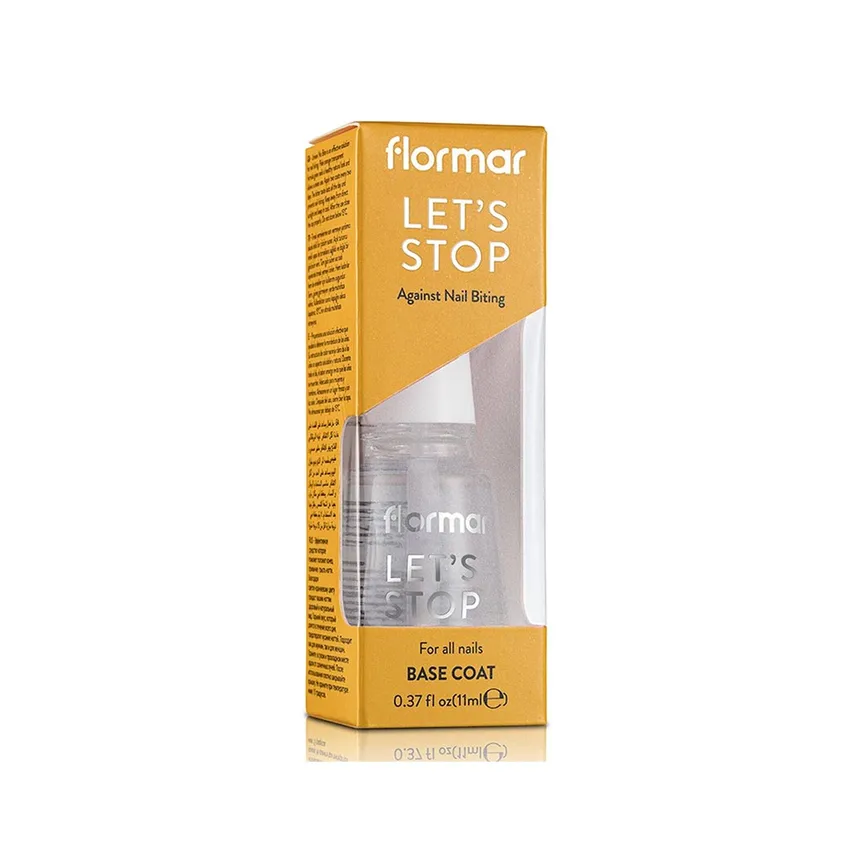 منتج أظافر .فلورمار Flormar نو بايت ليتس ستوب 11 مل