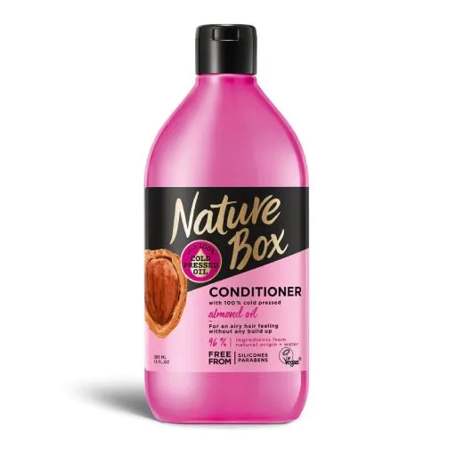 بلسم شعر نيتشر بوكس Nature Box – كونديشينر ناتشربوكس بزيت اللوز 385 مل