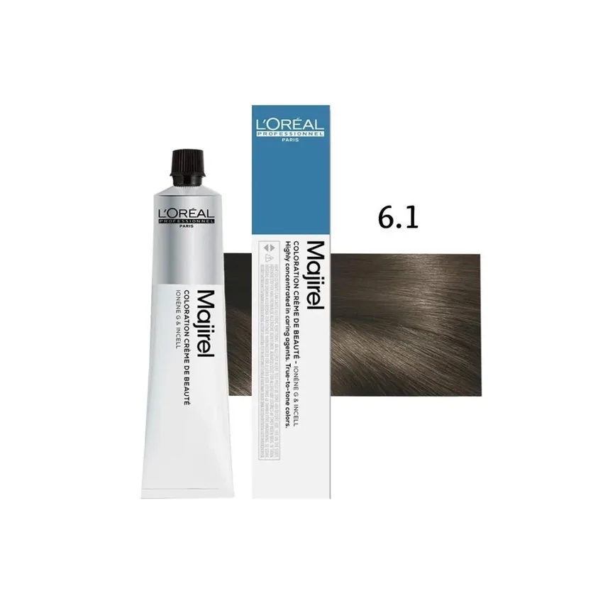 لوريال باريس L'Oréal Paris – لوريال ماجريل 6/1 صبغة شعر اشقر رمادي غامق 50 مل مع اكسجين