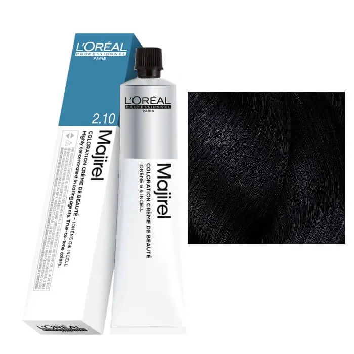 لوريال باريس L'Oréal Paris – صبغة الشعر من لوريال ماجريل 2/10 أسود أزرق 50 مل بالأكسجين