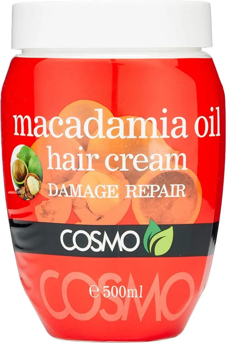 ماكاديميا ناتشورال أويل Macadamia Natural Oil – كريم كوزمو المكاديميا للشعر 500 مل