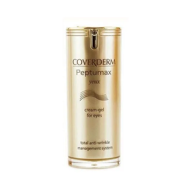 جل كولاجين للبشرة كوفرديرم Coverderm – جل كريم العين المضاد للتجاعيد بيبتوماكس يوكس (15 مل)