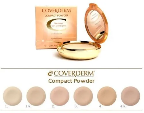 بودرة وجه كوفرديرم Coverderm بودرة مضغوطة بيبتوماكس