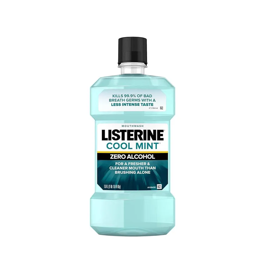 ليستيرين Listerine – ليسترين غسول الفم خالي من الكحول نعناع منعش 250 مل