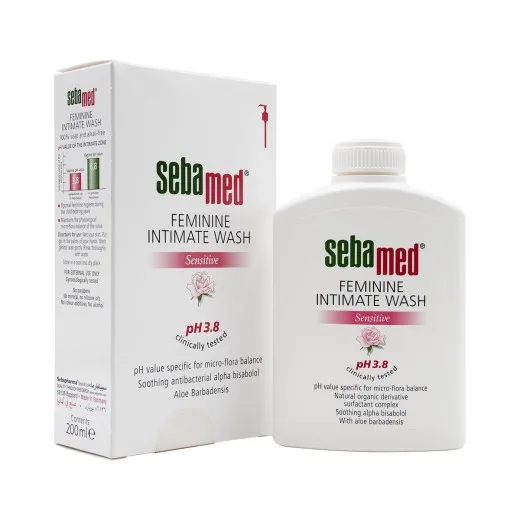 غسول للمناطق الحساسة للنساء, رقم 3.8, 200 مل من سيباميد Sebamed