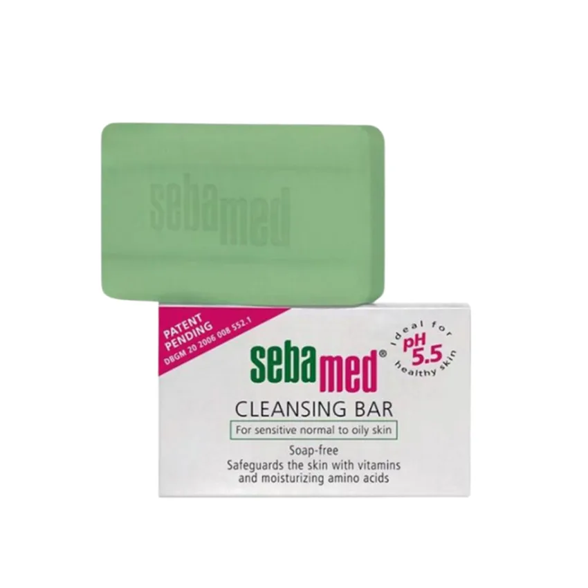 قالب تنظيف البشرة صابون سيباميد Sebamed المنظف للبشرة الحساسة والمعرضة للمشاكل