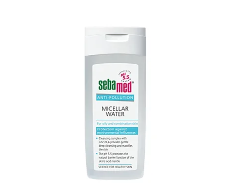 مزيل مكياج سيباميد Sebamed – ماء ميسيلار مضاد للتلوث للبشرة الدهنية والمختلطة 400مل
