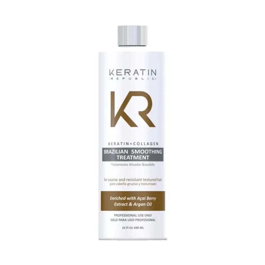 شامبو كيراتين ريبابلك Keratin Republic – كرياتين ريببلك كولاجين بروتين فرد الشعر والتنعيم المميز 448مل