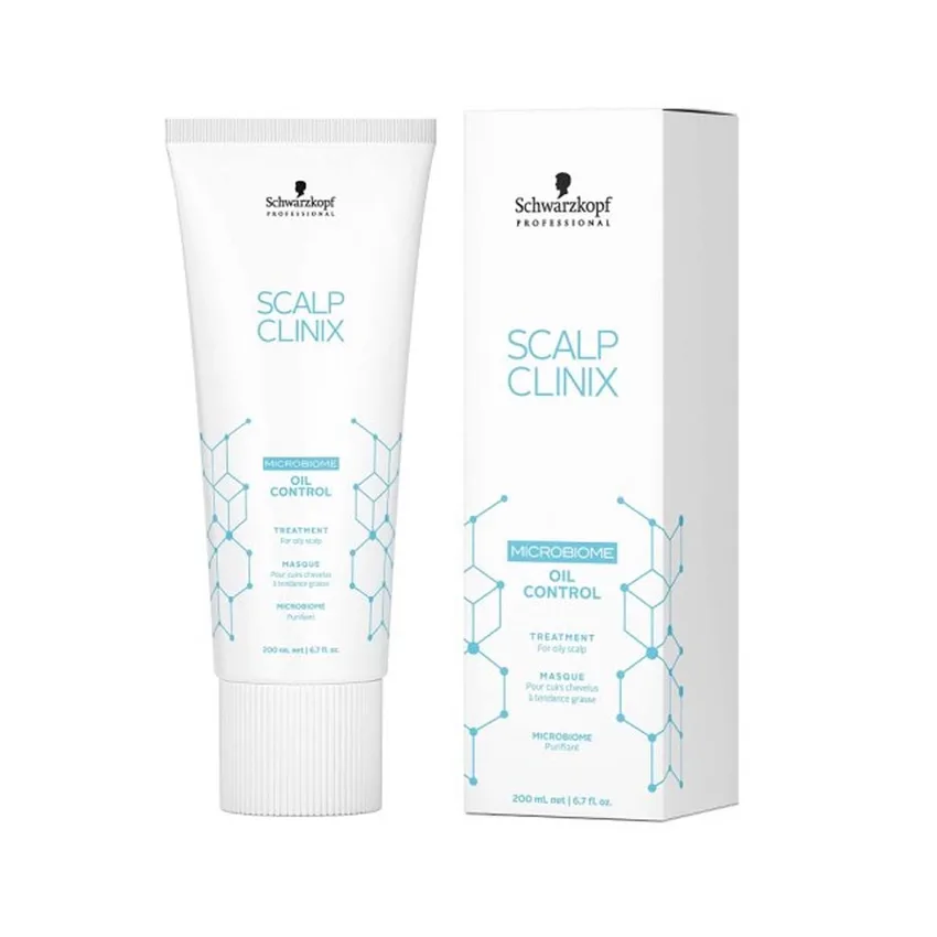 علاج فروة الرأس شوارزكوف Schwarzkopf سكالب كلينيكس علاج تحكم في الزيوت بسعة 200 مل.