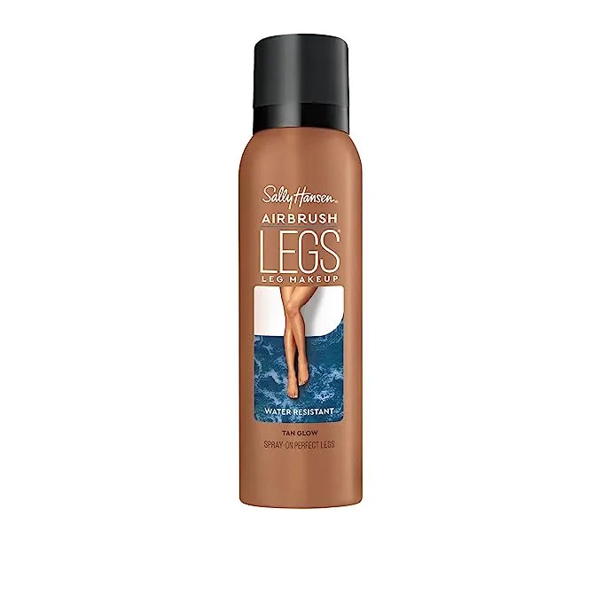 مكياج بخاخ للساقين سالي هانسن Sally Hansen إيربرش ليجز، ماكياج بخاخ للساقين، لون غامق تان 124.7 جرام