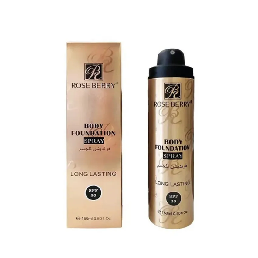 روز بيري Rose Berry – بخاخ كريم أساس للجسم روزبيري – 150 مل